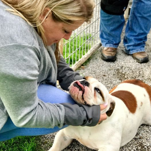 Puppies 'N Love & Animal Kingdom Animal Health Director Michelle L. on 2017 Breeder Trip