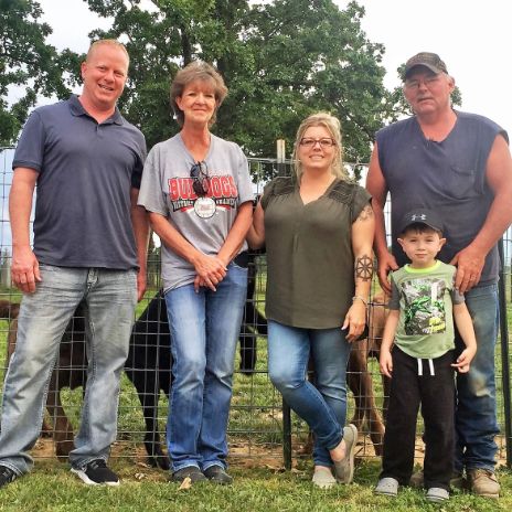 Frank Mineo Jr. & Animal Health Dir. Michelle L. With Stacie And Her Family