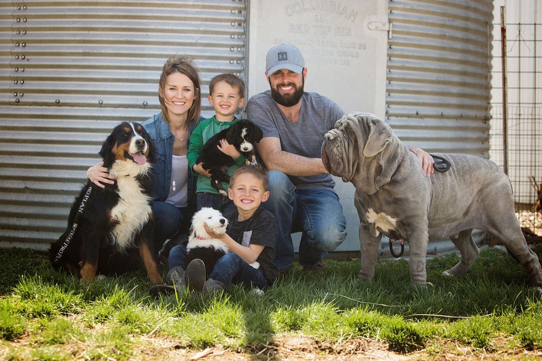 Megan with her family